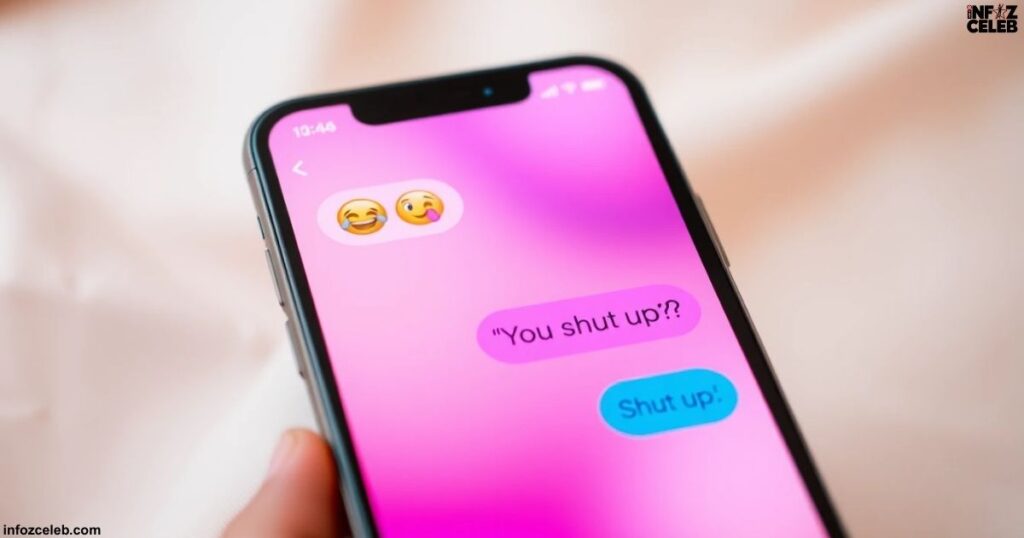 Flirty Responses to Shut Up Over Text