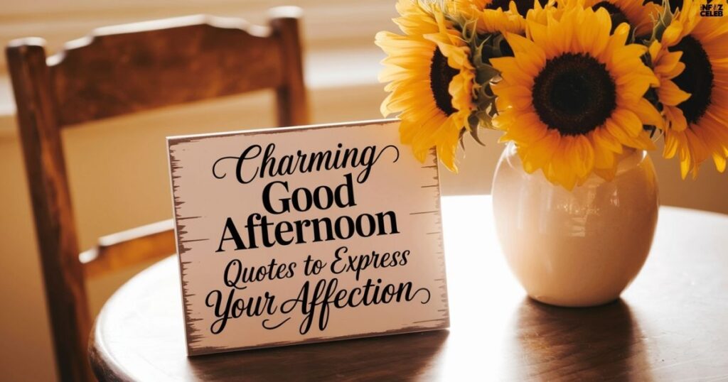 Charming Good Afternoon Quotes to Express Your Affection