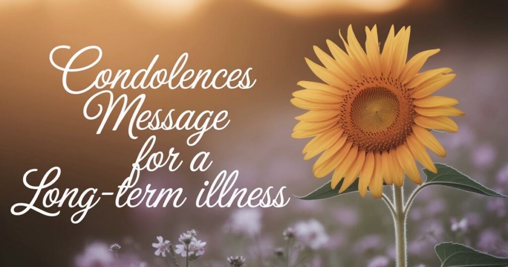 Condolences Message for a Long-Term Illness