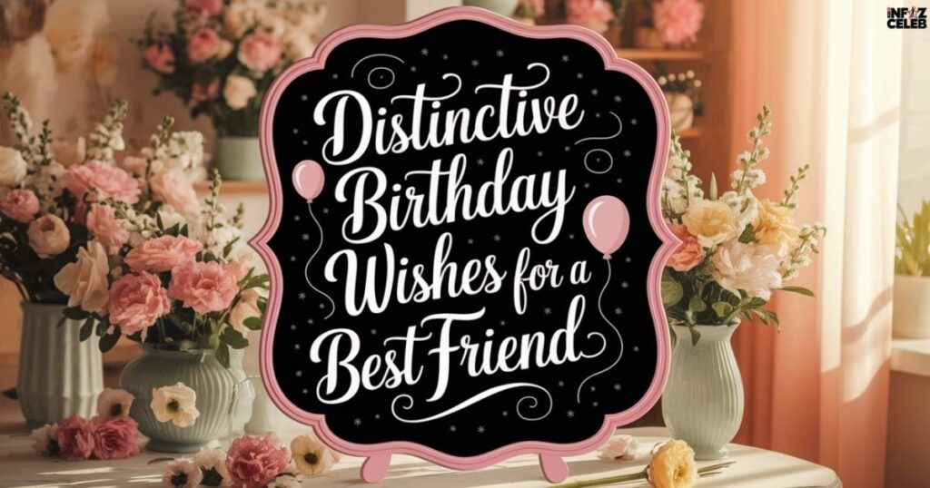 Distinctive Birthday Wishes for a Best Friend